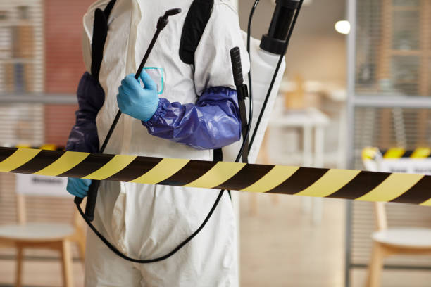 Professional Biohazard technician working in Mt Baldy, CA